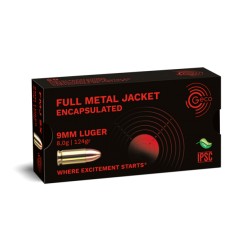 Munition Geco 9mm Luger FMJ Sintox 8g 124gr Capseled full metal jacket