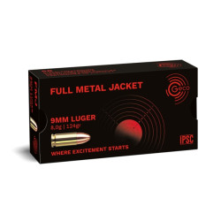 Munition GECO 9mm LUGER Full Metal Jacket 8.0g/124gr (Tombak)