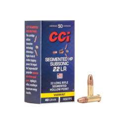 cci SEGMENTED HP 40GR SUB-SONIC cal.22 Lr 22lr boite 50