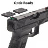 PISTOLET DY9 CAL 9X19 NOIR AVEC OPTIC READY, CHARGEURS 2x15 et 4 GRIPS DERYA