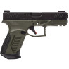 PISTOLET DY9 CAL 9X19 vert et noir AVEC OPTIC READY, CHARGEURS 2x15 et 4 GRIPS DERYA