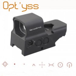 point rouge vert Omega 8 Reticle