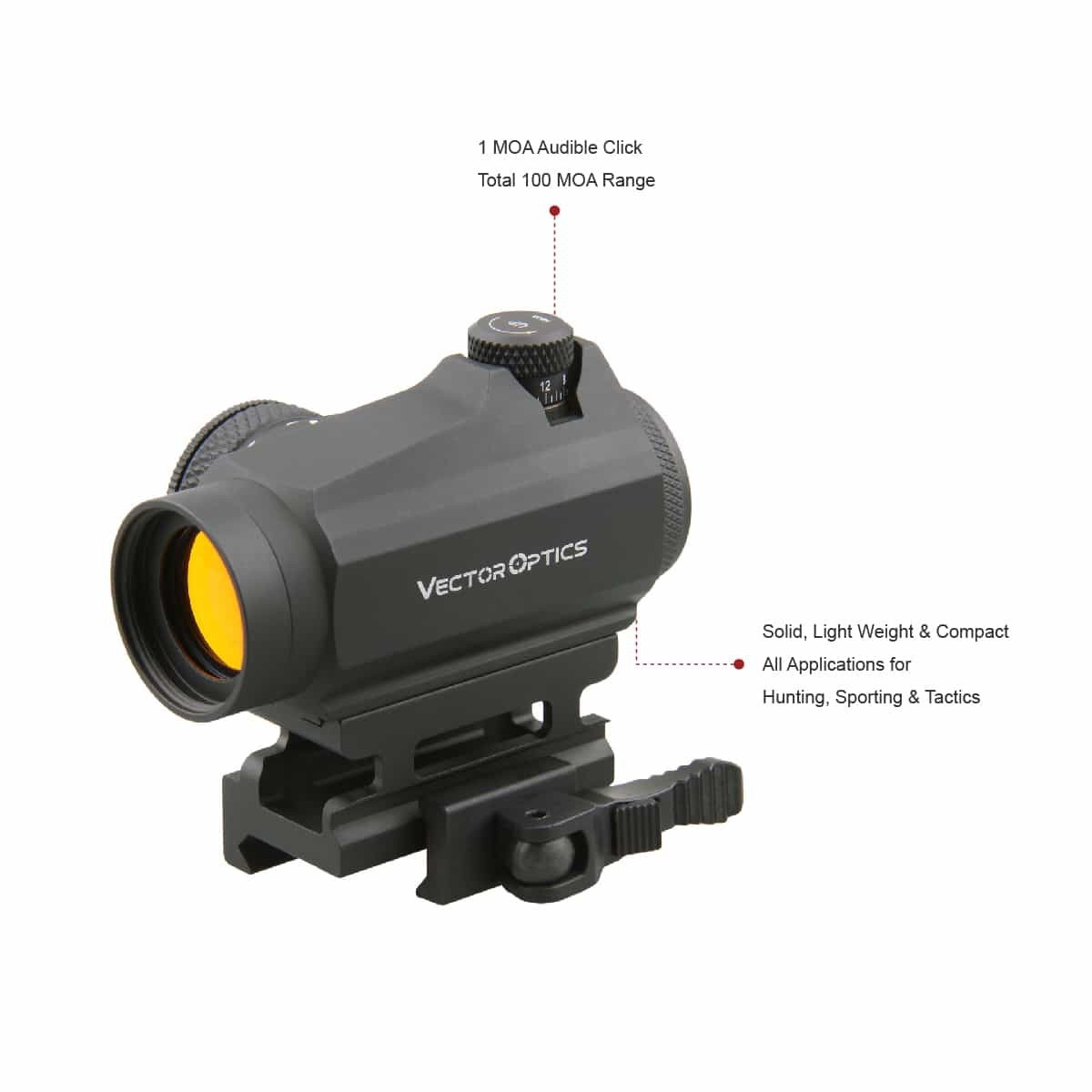 vector Maverick 1x22 gen II Red Dot Sight scrd12II - Opt'yss