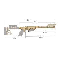 CHassis mdt  LSS xl GEN2 carbine interface