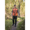 GILET treeland CAMOUFLAGE ORANGE t254