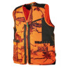 GILET treeland CAMOUFLAGE ORANGE t254