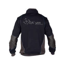 sweat-shirt bleue opt'yss instruments