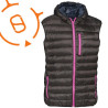 GILET MATELASSÉ TREKKING femme percussion idaho