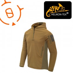 sweat range hoodie top cool coyote/ adaptative green helikon tex