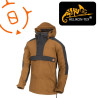 veste poche kangourou woodsman anorak jacket helikon tex brique et gris CRIMSON SKY/ASH GREY