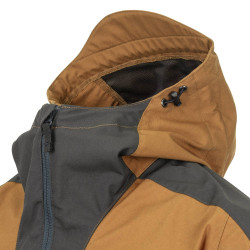 veste poche kangourou woodsman anorak jacket helikon tex BLACK/TAIGA GREEN