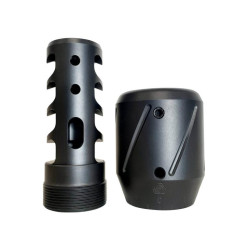 Combo barrel tuner + Frein de bouche Spearhead Self Timing Muzzle Brake 4 Port events