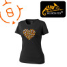 T-SHIRT femme  (HELIKON-TEX heart chameleon) noir