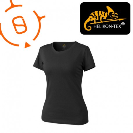 T-SHIRT femme  (HELIKON-TEX coton) noir
