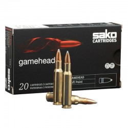 sako gamehead 222 rem mag 55gr cartouches munitions bte 20