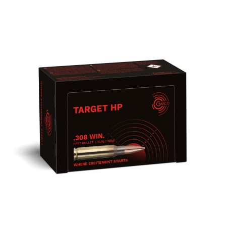 geco 308w target hp 168gr munitions cartouches 308