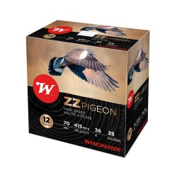 winchester zz pigeon 12 70 36g pb4  cartouches munitions bte25